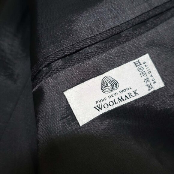 Alexandre London Savile Row Men's Suit Jacket Size 40 Regular Charcoal Gray 40R - Picture 7 of 9